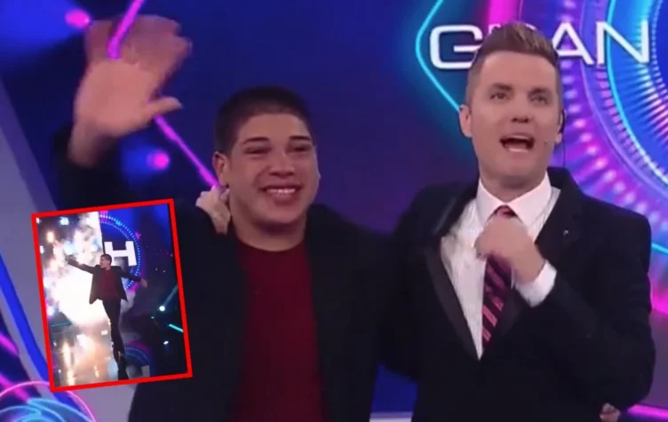 La emoción de Thiago de Gran hermano al reencontrarse con su familia.