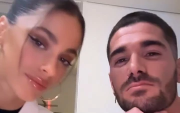 El romántico video de Tini Stoessel y Rodrigo de Paul para recibir el 2023