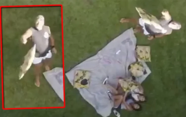 Alfa quiso derribar un dron que sobrevoló La Casa