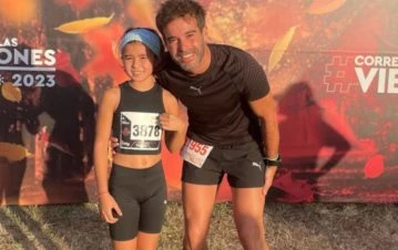 El conmovedor mensaje de Nico Cabré a su hija por correr juntos la primera maratón