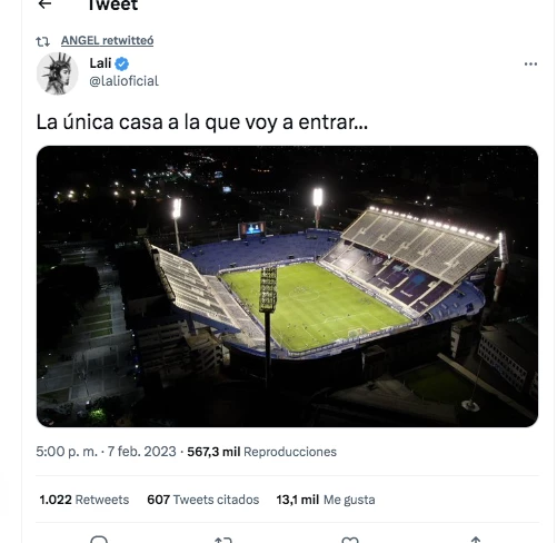 Lali contó que no entrara a Gran Hermano