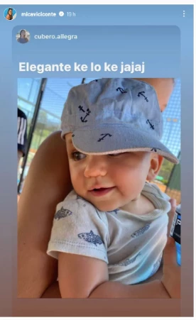 Allegra Cubero comparó a Luca con L-Gante