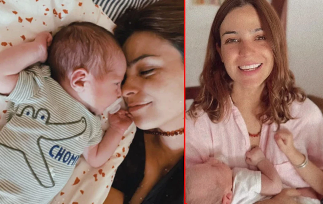 Cherri y el mes de su hijo