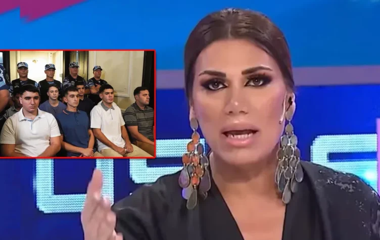 Flor de la V indignada contra los asesinos de Baez Sosa