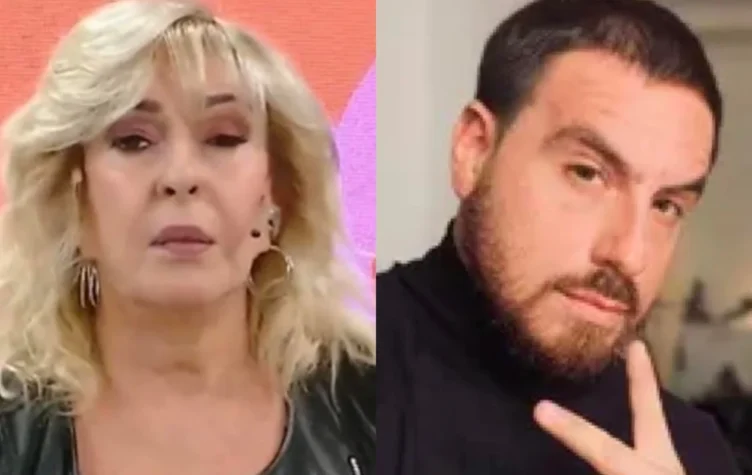 Georgina en el camarin de Fee Bal