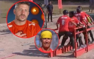 Juan Martino se agarró a las trompadas con un participante de El Hotel y lo sancionarán