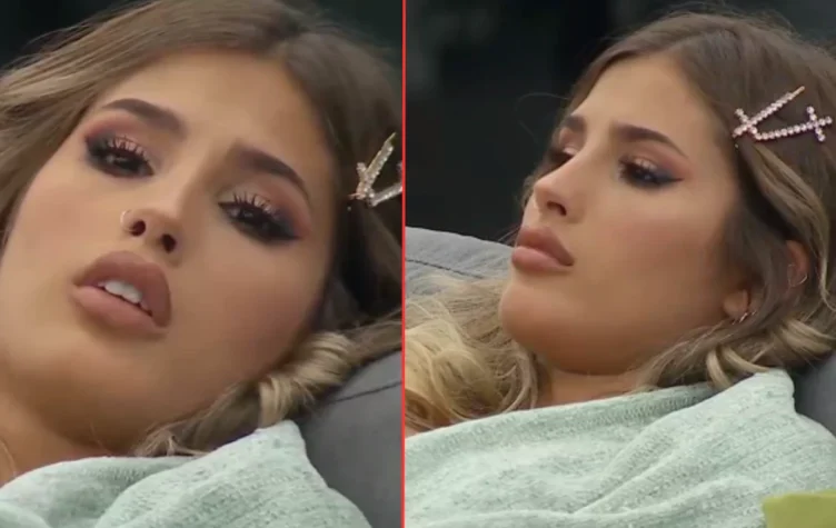 Julieta Poggio rompió en llanto luego de que Daniela abandonó Gran Hermano.