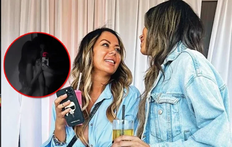 Karina Jelinek borro una foto con su novia