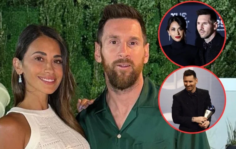 Las fotos del impactante look de Lionel Messi y Antonela Roccuzzo en la entrega de The Best