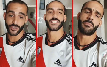 Gran Hermano no les permitió a Maxi y a Juliana transmitir el partido de River, él se quejó y se armó gran polémica