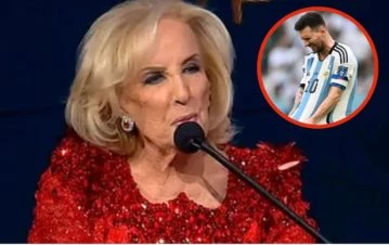 Mirtha Legrand subastó una camiseta que le dio Lio Messi: cuántos millones recaudó 