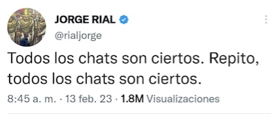Jorge Rial dijo que todos los chats son ciertos