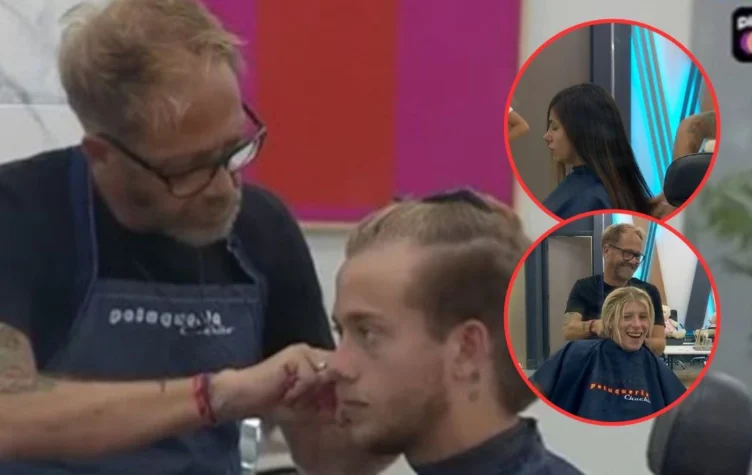 Rodo sacó su chapa de peluquero y le cambió el look a los participantes de Gran Hermano