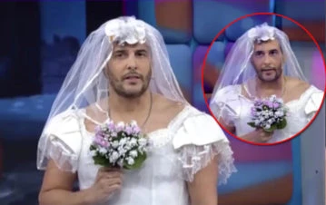 Por qué Rodrigo Lussich se puso un vestido de novia en el aire de El Trece