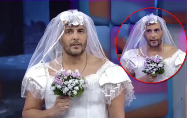 Rodrigo Lussich se vistió de novia