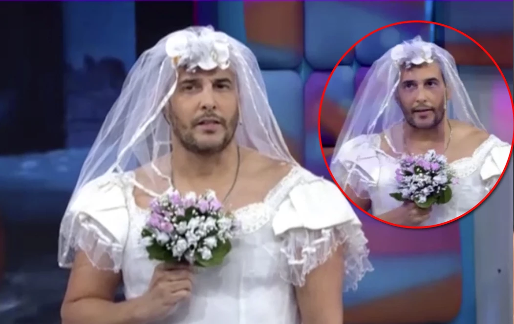 Rodrigo Lussich se vistió de novia