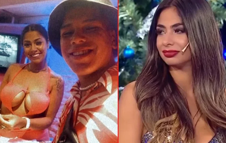 Thiago con una mujer identica a Daniela