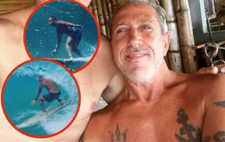 Turco Naim y sus habilidades en el surf