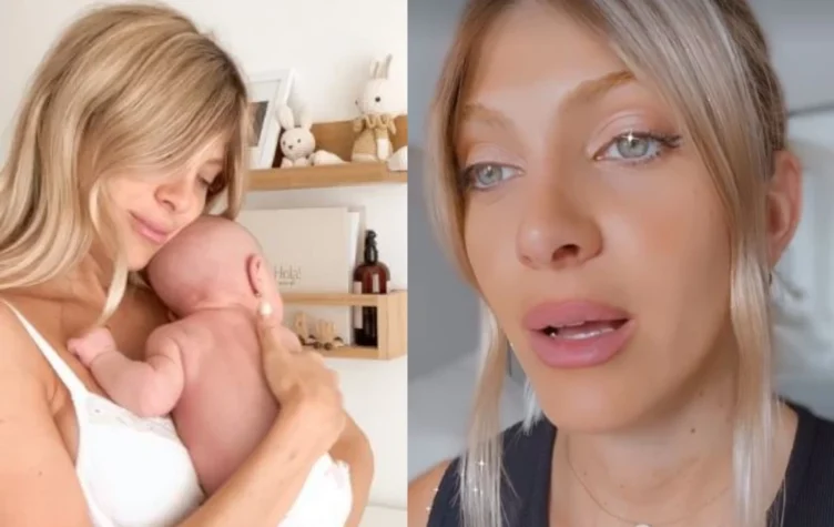 Cande Ruggeri contó un mal momento de su maternidad.