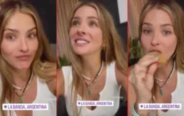 La China Suárez mostró el dulce gesto que tuvo la madre de Rusherking