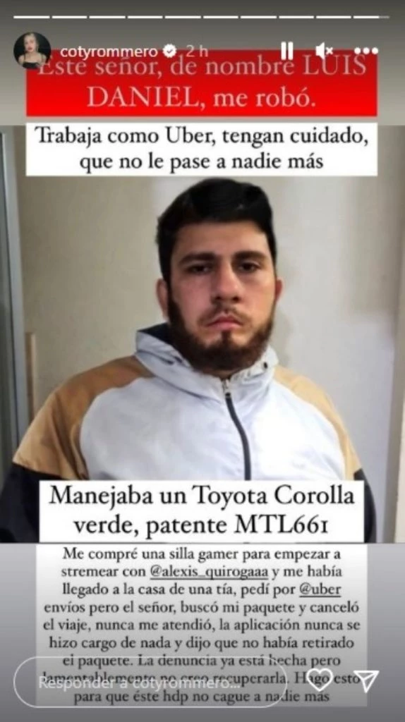 Le robaron a Coti de Gran Hermano