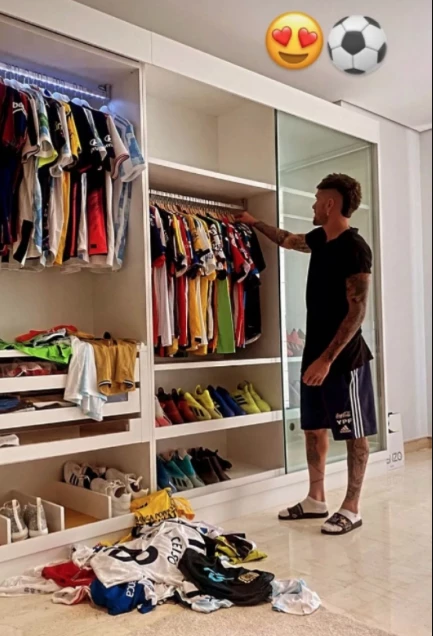 La casa de Rodrigo de Paul y Tini en España.