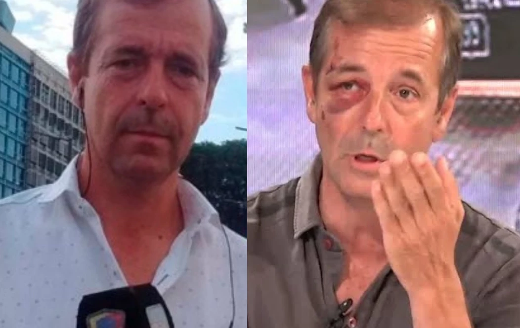 El movilero Fabián Rubino fue víctima de un robo.