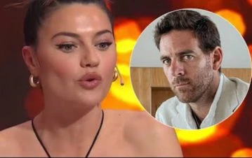 Con qué dura palabra Jujuy Jiménez definió a Juan Martín Del Potro, su ex más famoso
