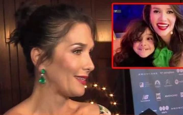 Natalia Oreiro reveló cómo “aceptó” que su hijo Merlin coma carne