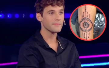 El nuevo y muy fuerte tatuaje que se hizo Agustín de Gran Hermano en uno de sus brazos