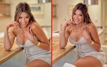 Catherine Fulop remodeló su cocina y mostró el resultado desde su casa con un video