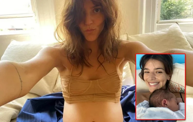 Calu Rivero y la primera foto de su bebe