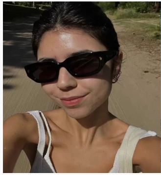 Camila Mayan viajó sola a la costa