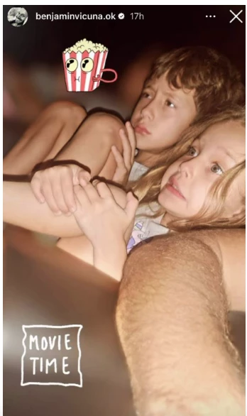 Benja Vicuña mostró qué hizo con sus hijos el fin de semana