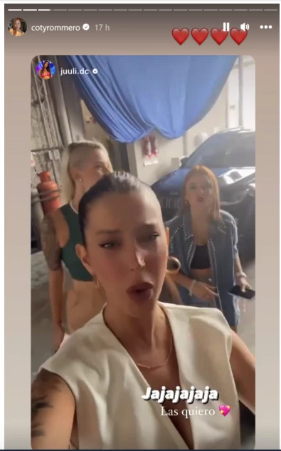 El posteo amoroso de Tini, Coti y La Tora