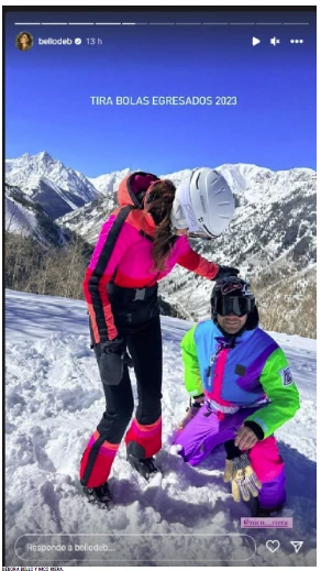 Débora Bello se mostró con Riera