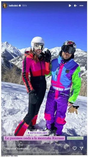 Débora Bello se mostró con Riera