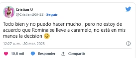 La campaña para que Romina devuelva a Caramelo