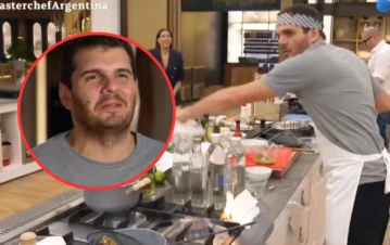 Casi se incendia el estudio de MasterChef por un incidente de Rodrigo