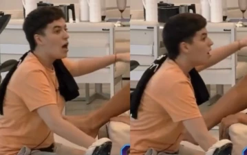 El horrible momento que vivió Mora en Gran Hermano que obligó a cortar la transmisión