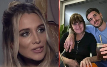 El fuerte enojo de Camila Homs con la madre de Rodrigo de Paul por culpa de Tini Stoessel