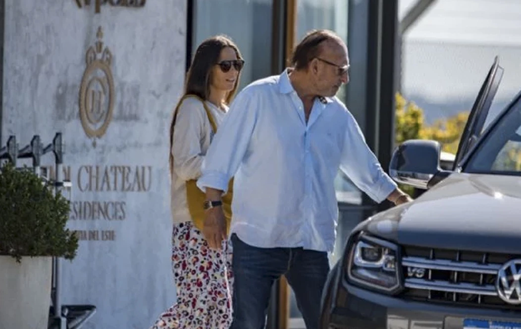 Juana Viale viajes con su novio