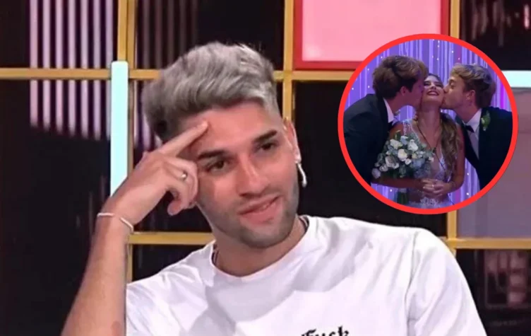 La reacción del novio de Julieta al verla casarse con Marcos en Gran Hermano.