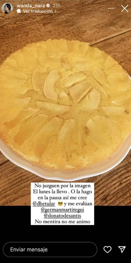 La torta de manzana de Wanda