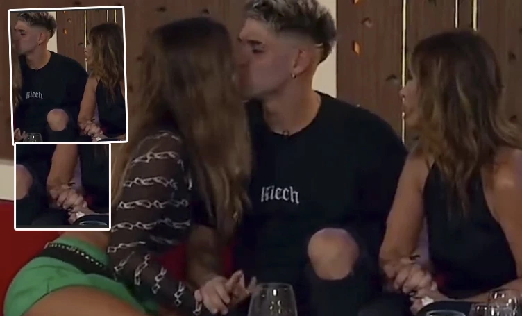 LA MAMA DE JULIETA ENTRLAZO SUS MANOS CON LAS DE SU YERNO MIENTRAS EL BESABA A SU HIJA Y LAS REDES ESTALLARON DE COMENTARIOS