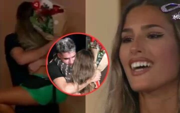 Qué hizo Julieta al ver a su novio Lucca Bardelli después de 5 meses en Gran Hermano