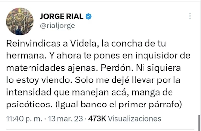 EL INSULTO DE RIAL CONTRA REATO.