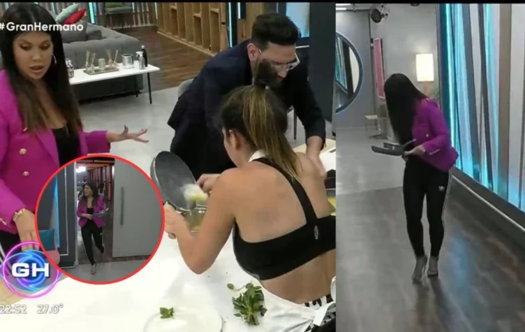 Wanda Nara le arruinó el omelette a Romina en Gran Hermano y estalló de bronca