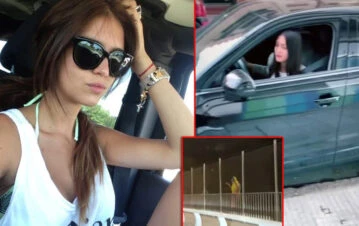 El video del impresionante momento en el que Zaira Nara evitó que un hombre se tirara de un puente