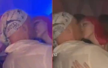 El video de Alfa y su nueva novia a los besos en un boliche